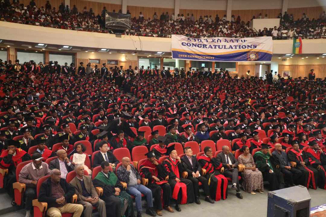 Mekelle University's 29th round graduation ceremony taken place at the Martyrs Monument Hall. 