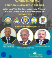 A Joint Workshop on Ethiopia's Strategic Pursuit...