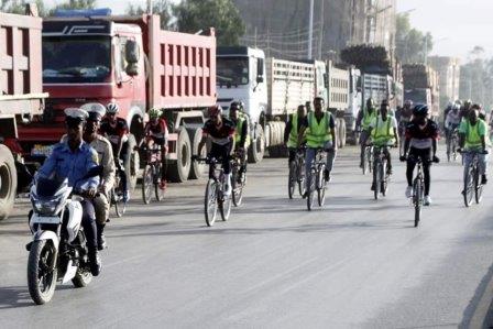 On May 26, 2024, EiTM, Mekelle University in collaboration with CAMA, Collaboration for Active Mobility in Africa Project has organized an enjoyable and successful 10 km city cycling event in Mekelle as continuation of the previous expert workshop and wal