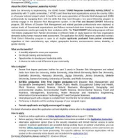 USAID response Leadership Activity –Third Cohort Fellowship Announcement    (3)