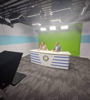  Mekelle University management team, led by President Dr. Fana Hagos, visited the successful construction of state-of-the-art multimedia studio built through the e-Learning for Strengthening Higher Education Project (e-SHE).